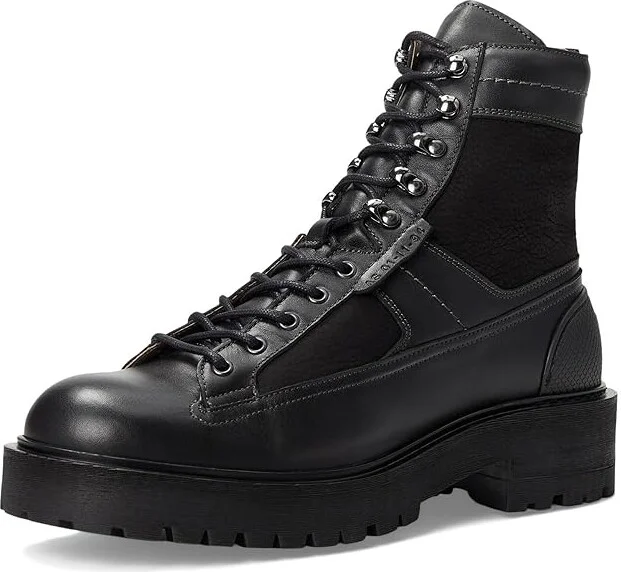 AllSaints Hank Combat Boots Men's Boots Black : 9 M, Leather - Image 5