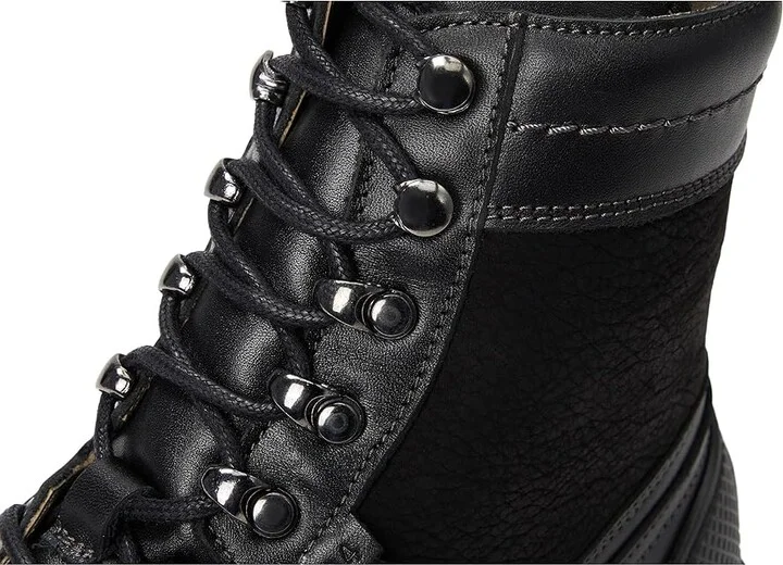 AllSaints Hank Combat Boots Men's Boots Black : 9 M, Leather - Image 7
