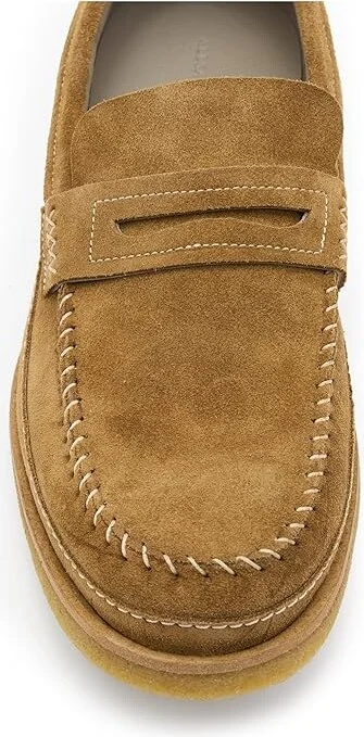 AllSaints Jago Loafer Men's Shoes Tan : 9 M, Leather - Image 2