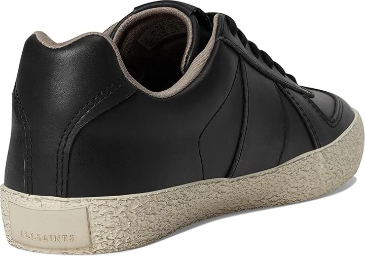 AllSaints Jaimee Leather Low Top Men's Lace-up Boots Black/White : 12 M - Image 4