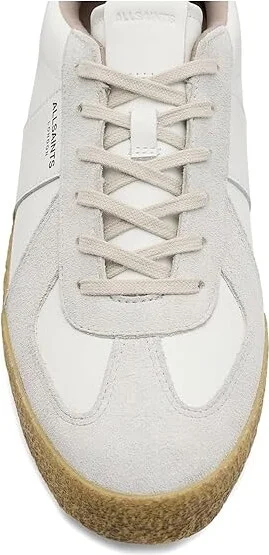 AllSaints Jaimee Low Top Men's Lace-up Boots White/Gum : 10 M, Leather/Suede - Image 3