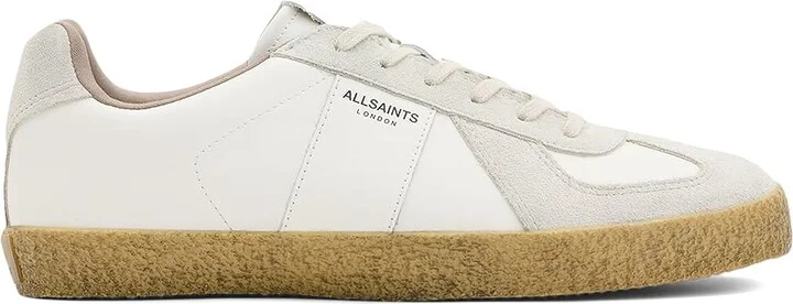 AllSaints Jaimee Low Top Men's Lace-up Boots White/Gum : 10 M, Leather/Suede - Image 4