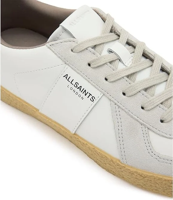 AllSaints Jaimee Sneakers Women's Shoes White : 10 M, Suede - Image 4