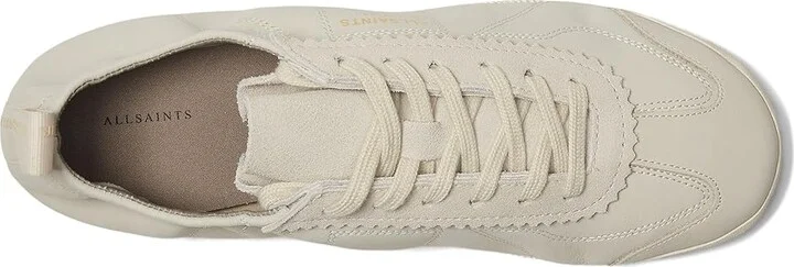 AllSaints Kenny Runner Women's Shoes Chalk White : 8 M, Leather - Image 2