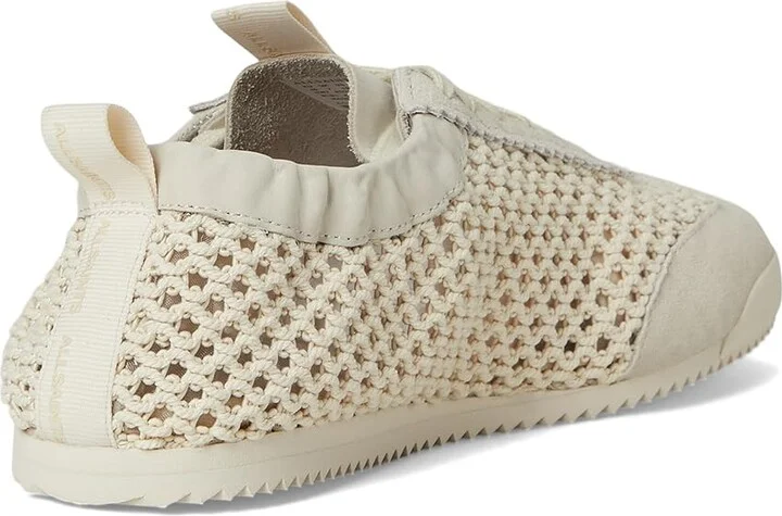 AllSaints Kenny Woven Runner Women's Shoes Chalk White : 9.5 M, Leather - Image 4