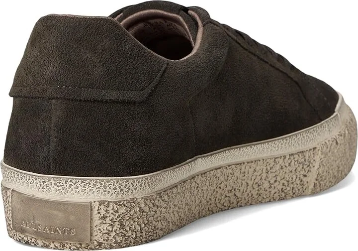 AllSaints Klop Suede Low Top Men's Shoes Warm Grey : 7 M - Image 4