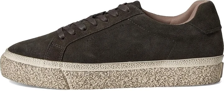 AllSaints Klop Suede Low Top Men's Shoes Warm Grey : 7 M - Image 6