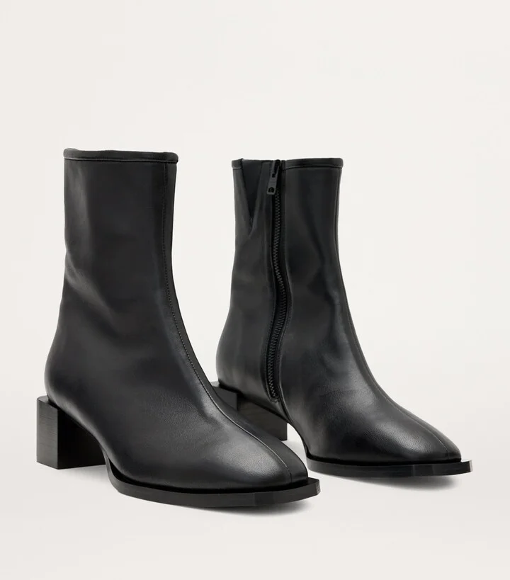 AllSaints Leather Avril Boots 53 - Image 2