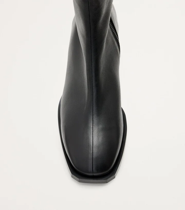 AllSaints Leather Avril Boots 53 - Image 4