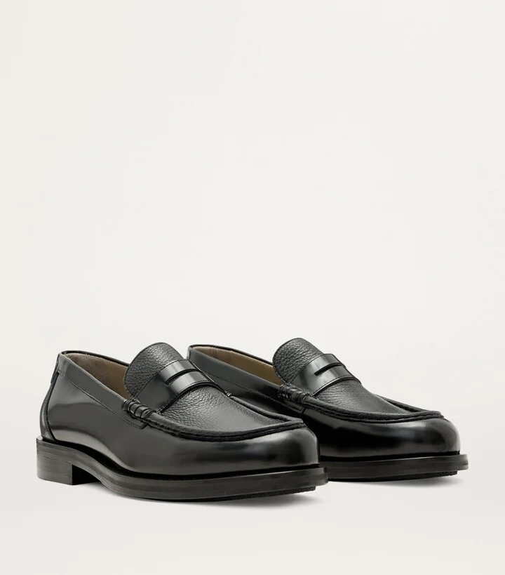 AllSaints Leather Bloom Loafers - Image 3