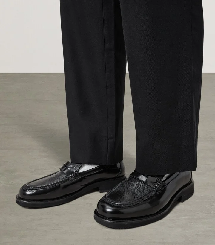 AllSaints Leather Bloom Loafers - Image 4