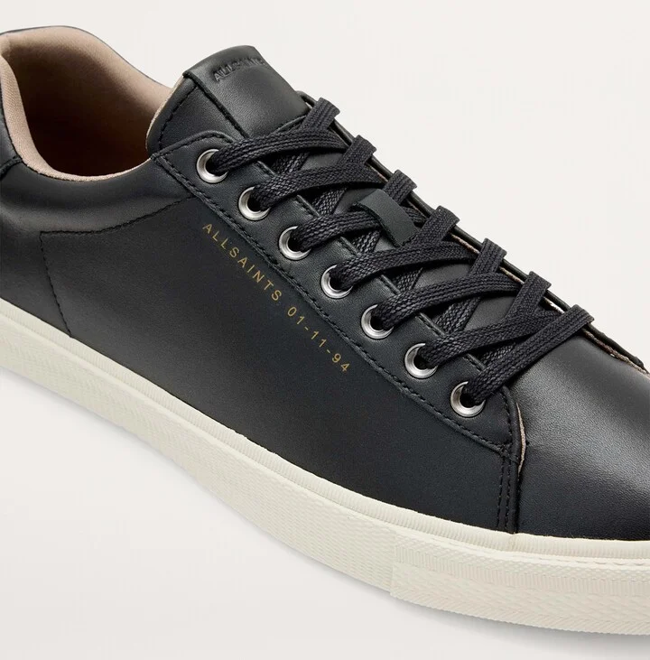 AllSaints Leather Brody Sneakers - Image 4