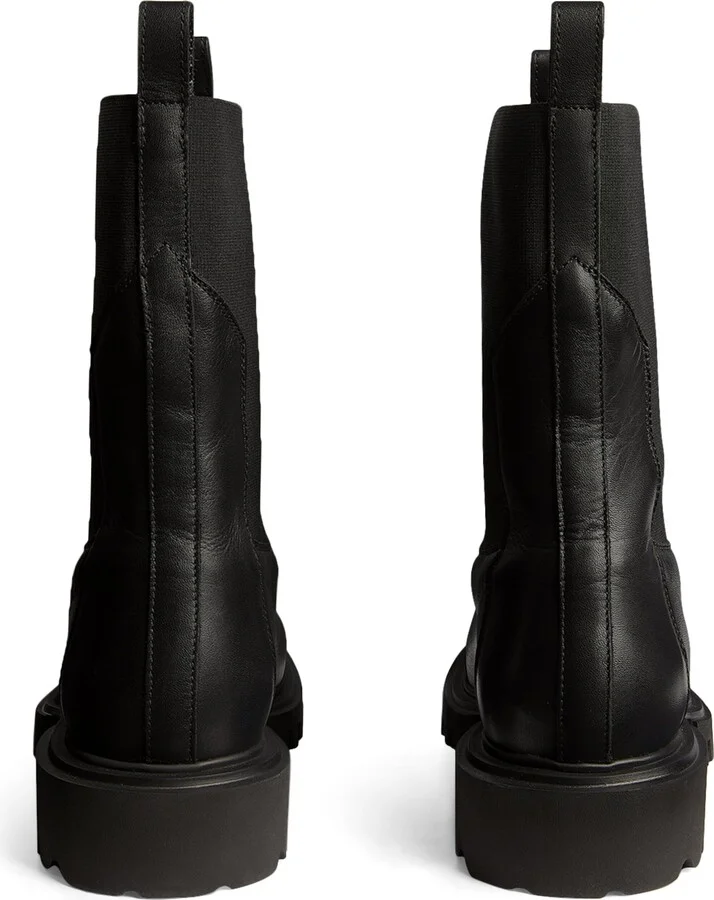 AllSaints Leather Hallie Boots - Image 2