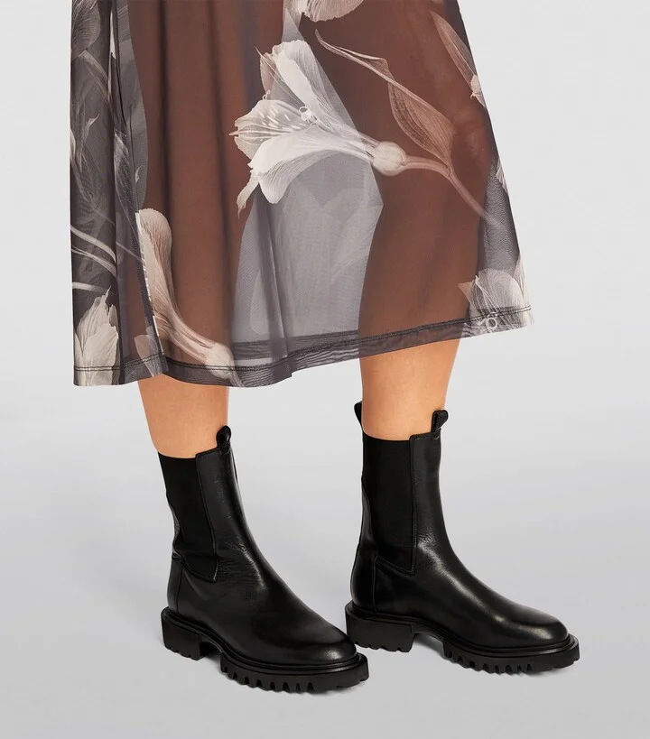 AllSaints Leather Hallie Boots - Image 5