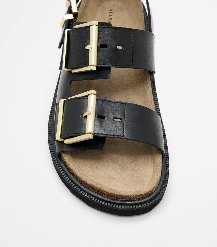 AllSaints Leather Isla Sandals - Image 4