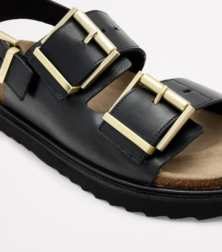 AllSaints Leather Isla Sandals - Image 5