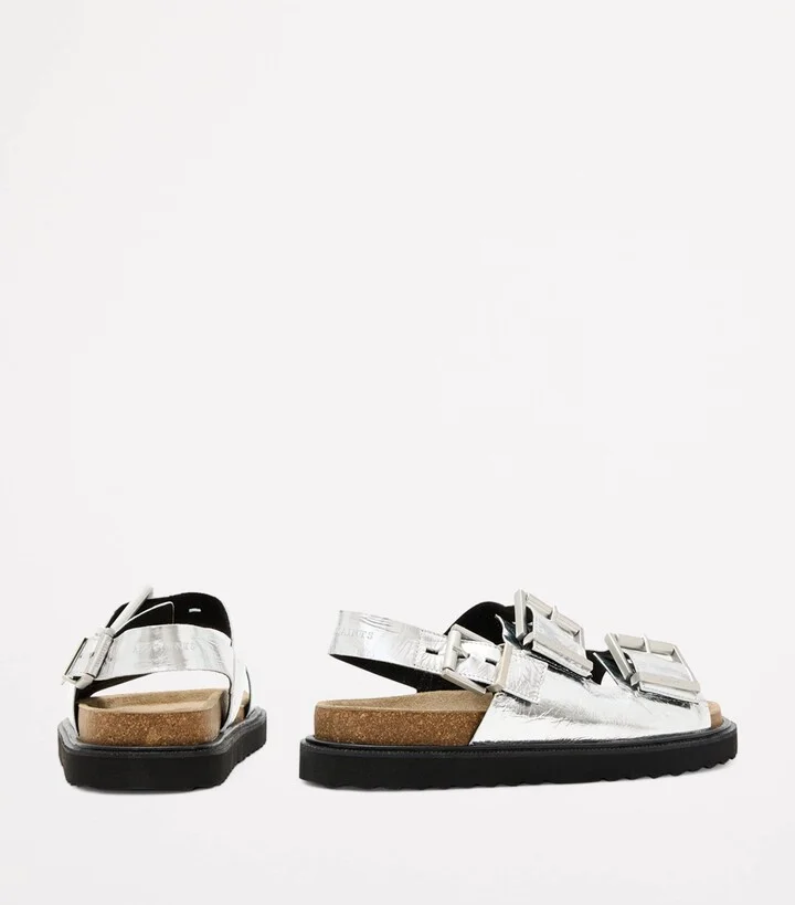 AllSaints Leather Isla Sandals - Image 3