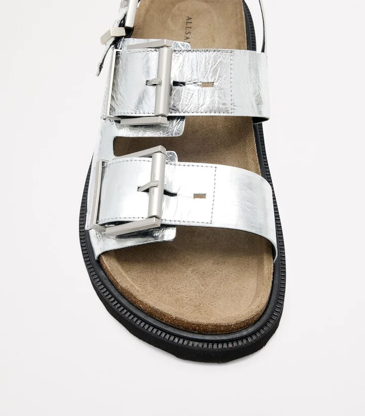 AllSaints Leather Isla Sandals - Image 4
