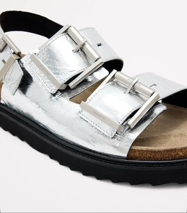 AllSaints Leather Isla Sandals - Image 5