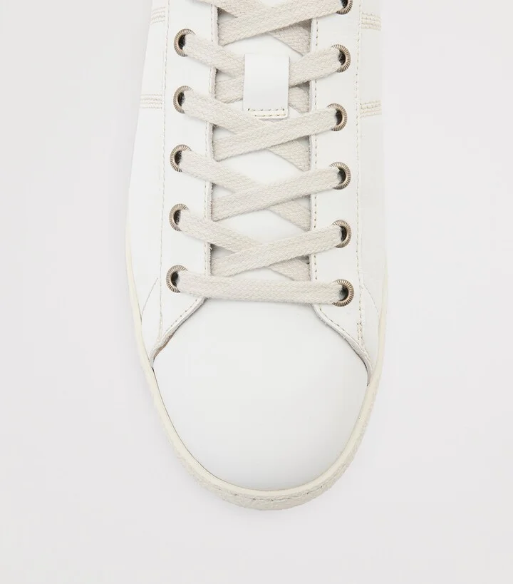 AllSaints Leather Leon Low-Top Sneakers - Image 2