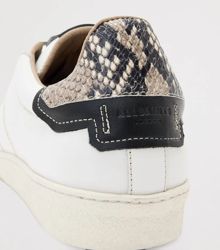 AllSaints Leather Leon Low-Top Sneakers - Image 5
