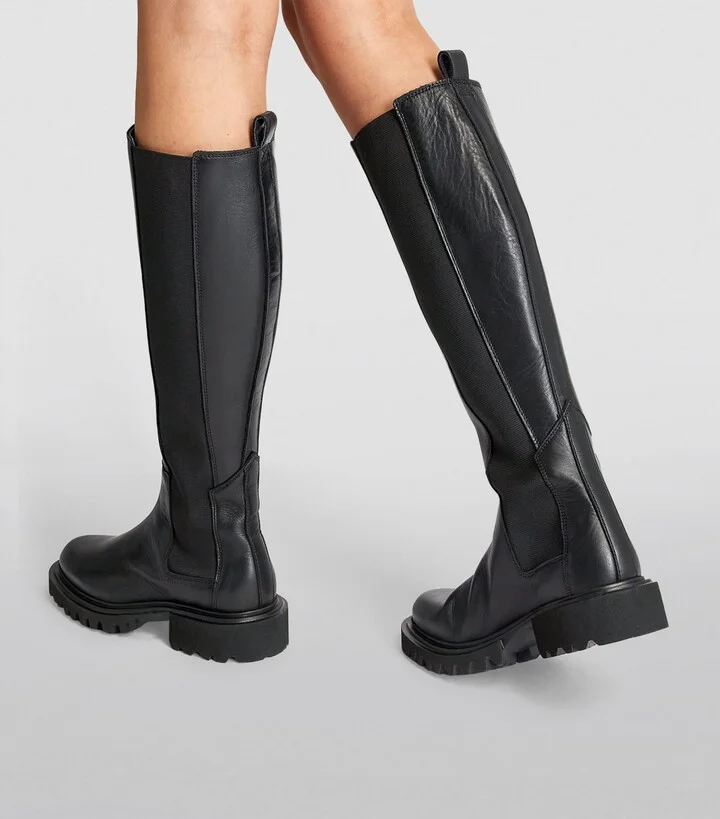AllSaints Leather Maeve Boots - Image 4