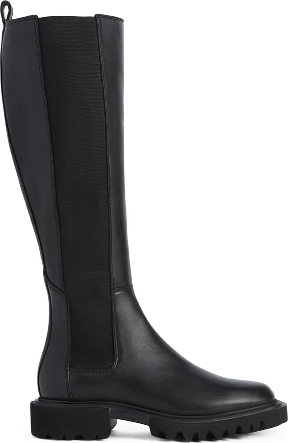 AllSaints Leather Maeve Knee-High Boots