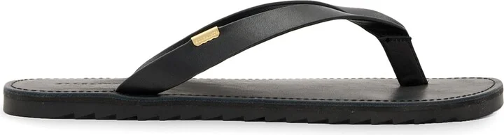 AllSaints Leather Sydney Flip Flops