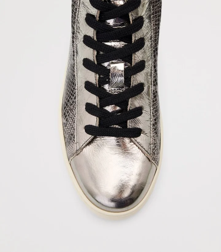 AllSaints Leather Tana High-Top Sneakers - Image 3