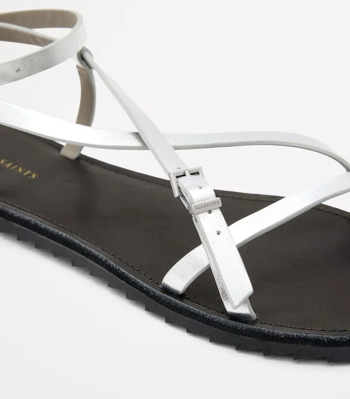 AllSaints Leather Tyla Sandals - Image 5