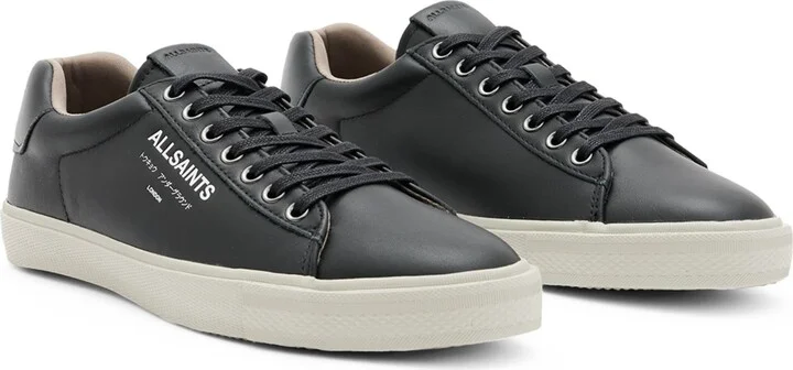 AllSaints Leather Underground Low-Top Sneakers - Image 3