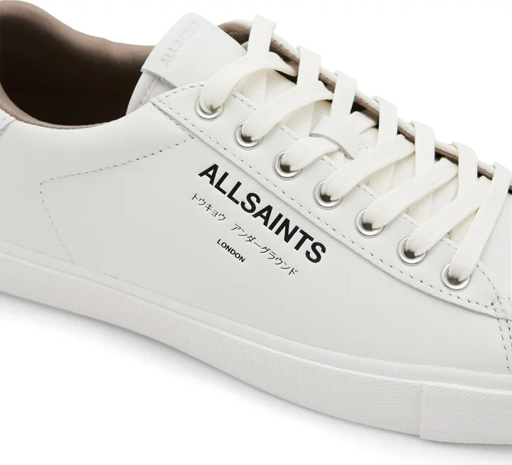 AllSaints Leather Underground Low-Top Sneakers - Image 4