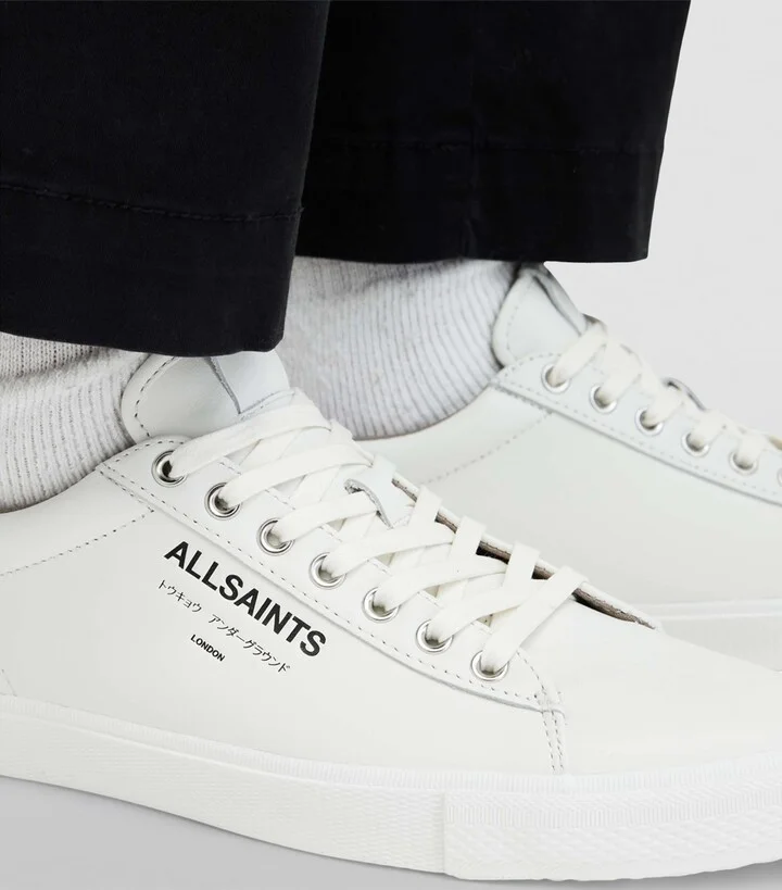 AllSaints Leather Underground Low-Top Sneakers - Image 5