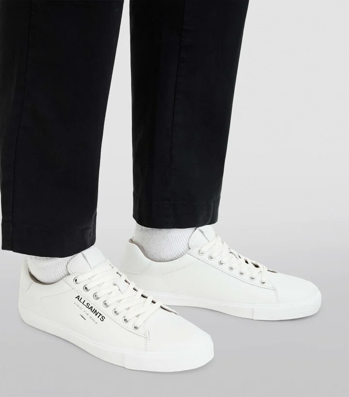 AllSaints Leather Underground Low-Top Sneakers - Image 6