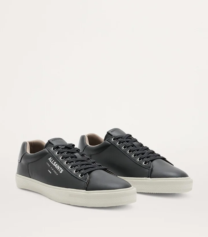 AllSaints Leather Underground Low-Top Sneakers - Image 4