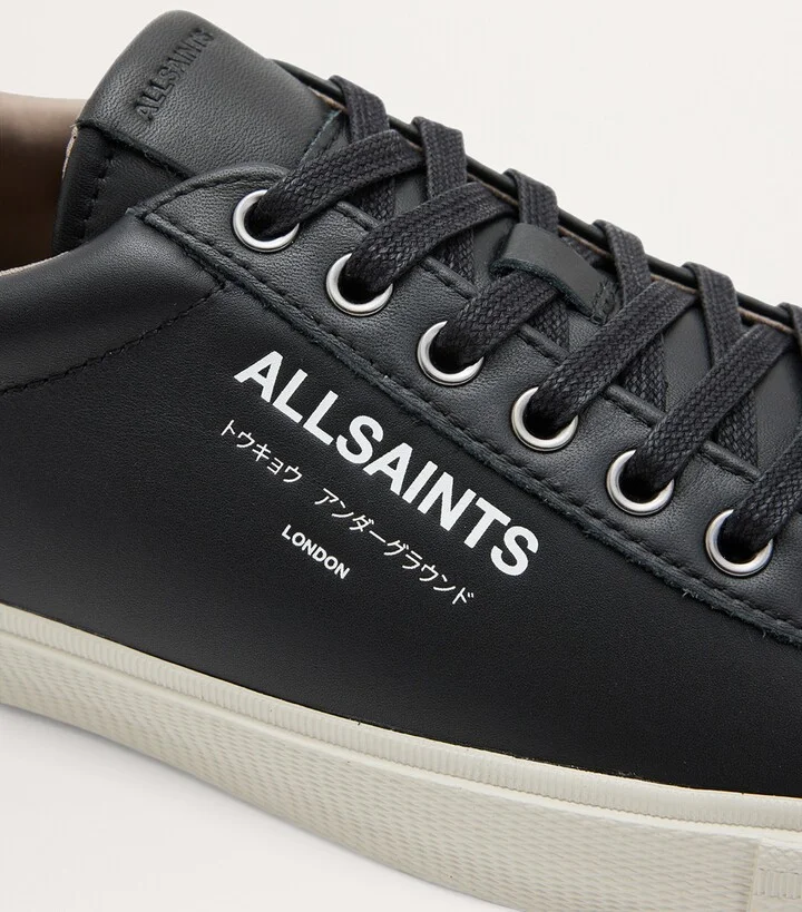 AllSaints Leather Underground Low-Top Sneakers - Image 6