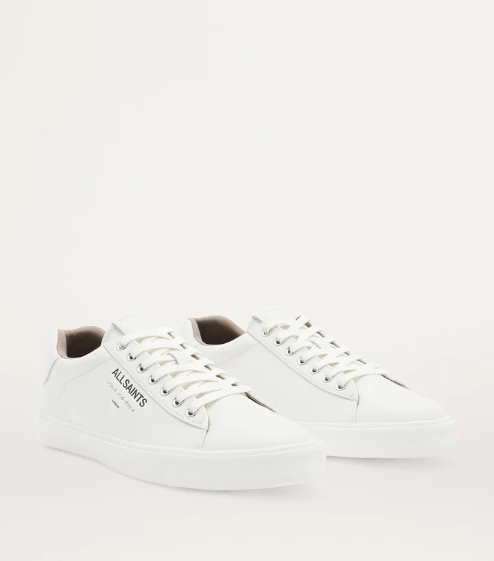 AllSaints Leather Underground Low-Top Sneakers - Image 3