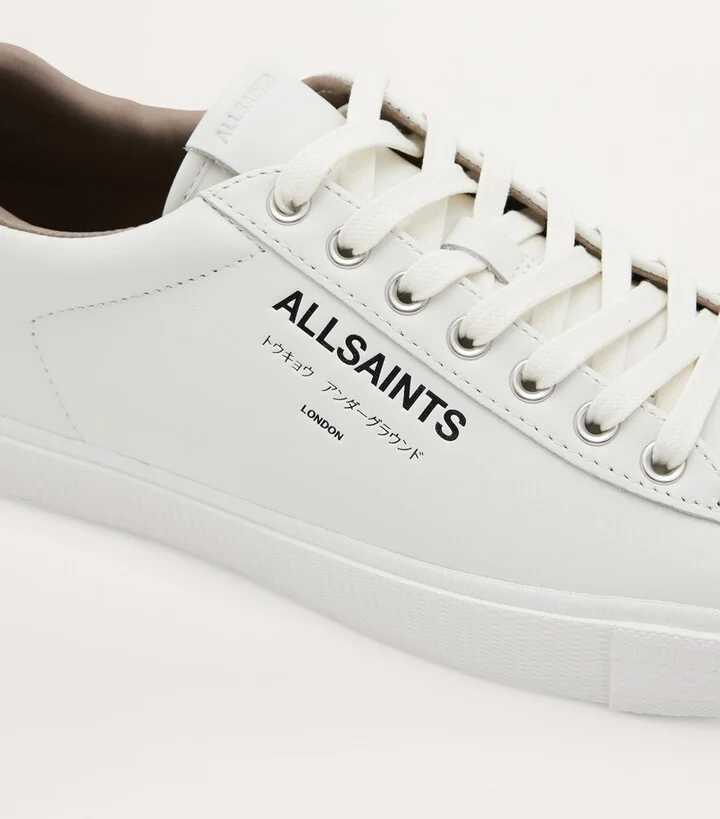 AllSaints Leather Underground Low-Top Sneakers - Image 6