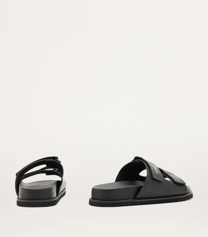 AllSaints Leather Vex Sandals - Image 3