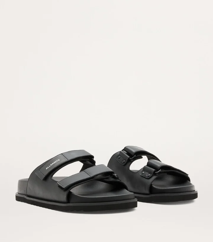 AllSaints Leather Vex Sandals - Image 4