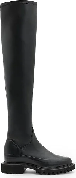 AllSaints Leona Boot Women's Boots Black : 9.5 M, Leather - Image 4