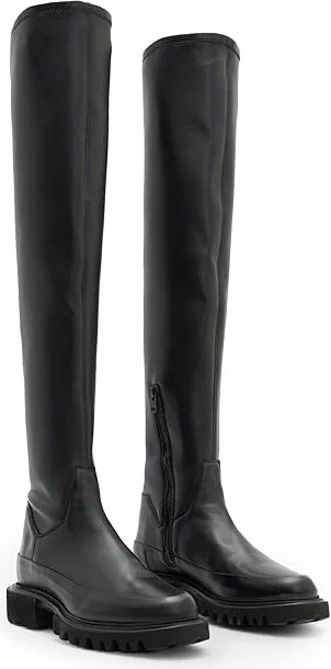 AllSaints Leona Boot Women's Boots Black : 9.5 M, Leather