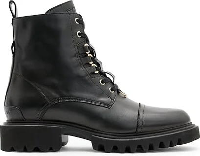 AllSaints Lydia Boots Women's Boots Black : 6 M, Leather - Image 4