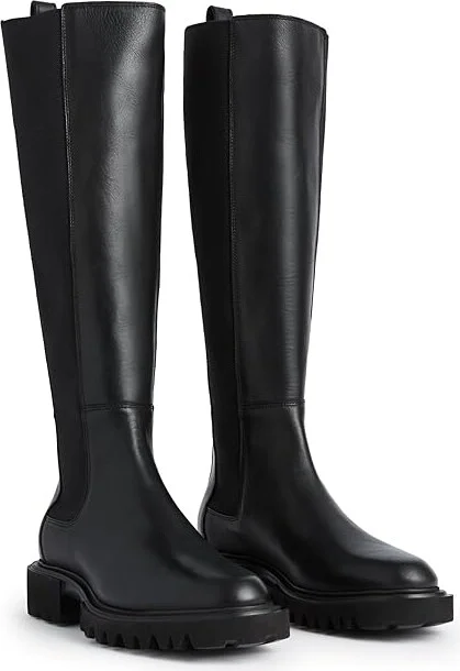AllSaints Maeve Boots Women's Boots Black : 8 M, Leather