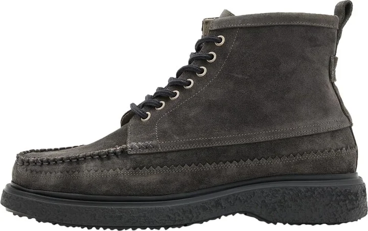 AllSaints Men's Gibbs Moc Suede Boot Combat
