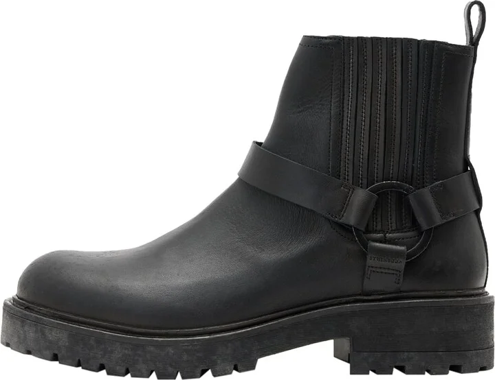 AllSaints Men's Hank Biker Boot Combat