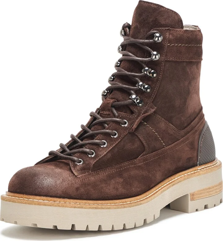 AllSaints Men's Hank CMBT Suede Boot Combat