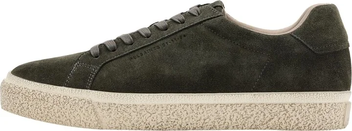 AllSaints Men's KLOP Suede Low TOP Sneaker