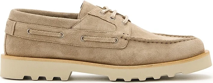 Allsaints Men's Skiff Leather Boat Shoes