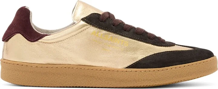 AllSaints Metallic-Leather Thelma Sneakers